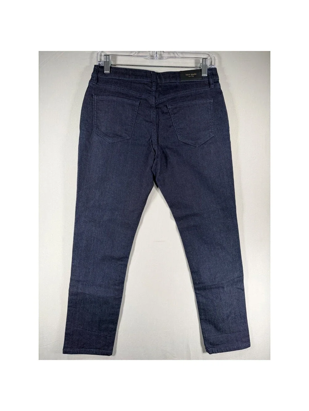 Kate Spade Broome Street Dark Wash Slim Jeans Indigo Ooh La La Size 27 M231